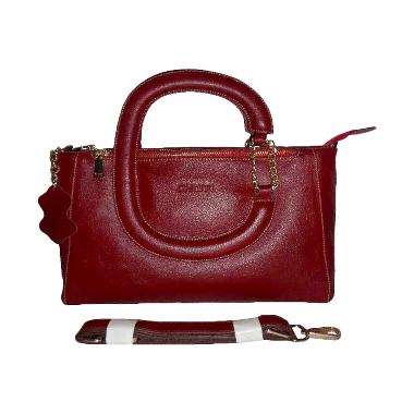 Espro Branded Lokal Chisti Tas Kulit Wanita - Merah