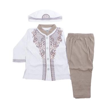 Eunique Setelan Baju Koko Anak - Coklat
