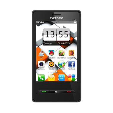 Evercoss TC2 Handphone - Hitam