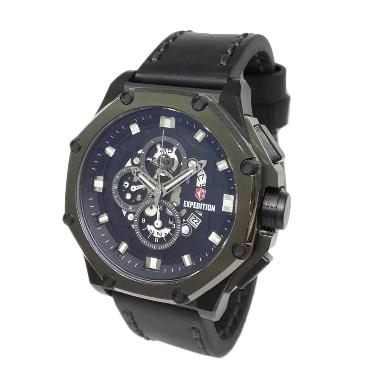 Expedition 6686MCLEPBA Black Jam Tangan Pria -