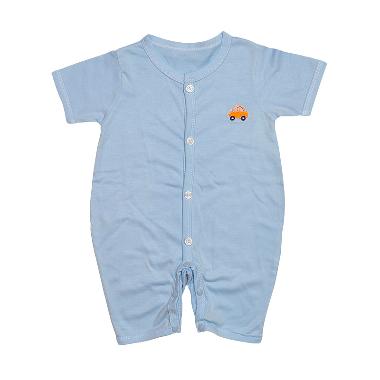 Jual Eyka Romper Tangan Pendek MC Blue Baju Bayi Online 