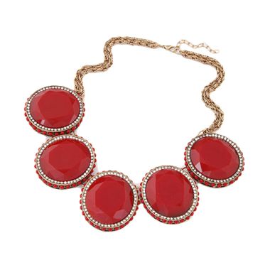 Fashionista Korea Claret Gemstone S ...