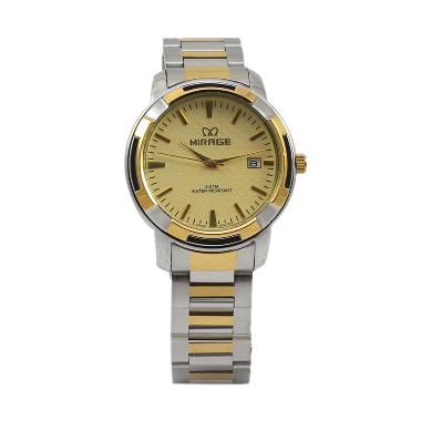 MIRAGE Original Arloji Japan Techno ... -M Jam Tangan Pria - Gold