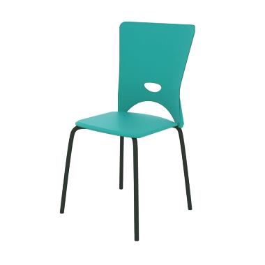 Fcenter M-FC003 Food Court Chairs - Hijau