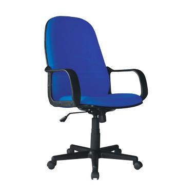 FCENTER Michigan High Kursi Kantor - Blue PULAU JAWA*)