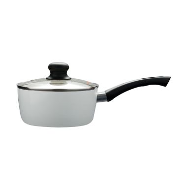 Fincook Ceramic Ceratinum Sauce Pan CSP1802 White Panci