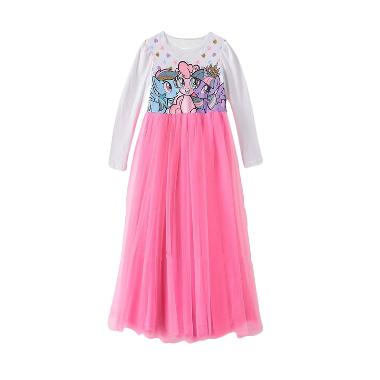Flower Kids Long Pony Friends Dress Anak