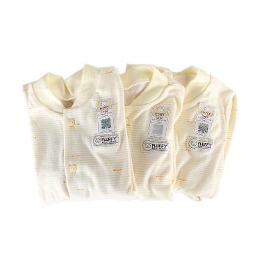 Fluffy Jumper Kancing Salur Buka Kaki