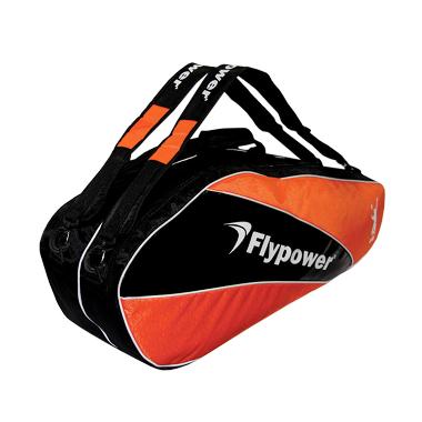 jual flypower solar 2 tas badminton black orange jual flypower solar 2 tas badminton black orange