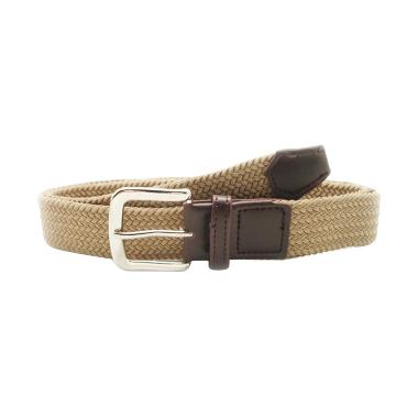 Fon Belt Sherman Big Buck Ikat Pinggang - Cream