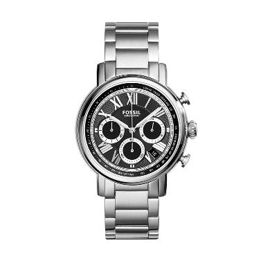 Fossil Buchanan Chronograph FS5104 Silver Jam Tangan Pria