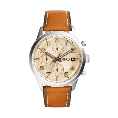 Jual FOSSIL Daily Chronograph Leather FS5140 Jam Tangan