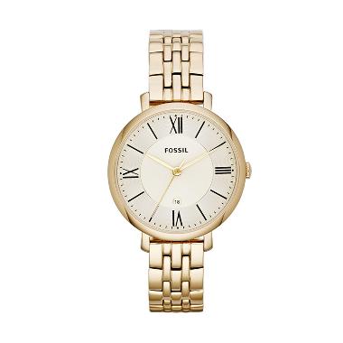 Fossil Jacqueline Champagne Dial Tone ES3434 Jam Tangan Wanita - Gold Gold