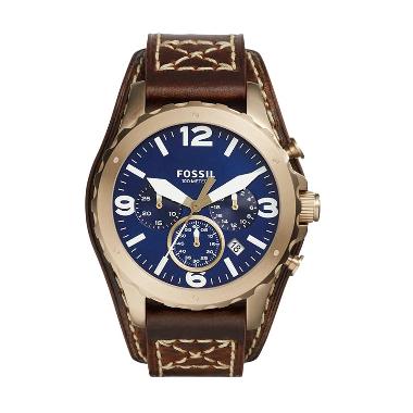 FOSSIL Nate Chronograph Blue JR1505 Jam Tangan Pria