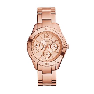 Fossil Stella Multifunction ES3815 Jam Tangan Wanita - Rose Gold Tone Rose Gold