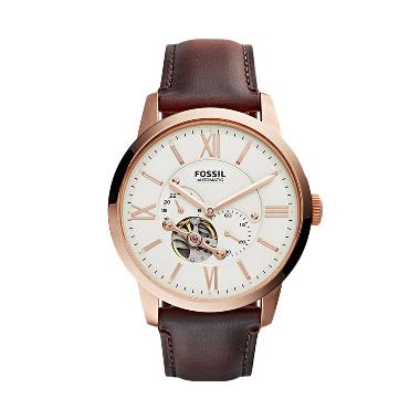 FOSSIL Townsman Automatic ME3105 Dark Brown Jam Tangan Pria Brown