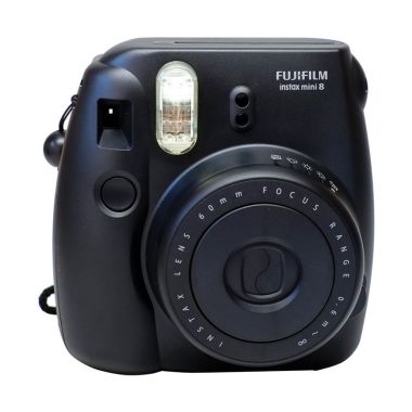 Fujifilm Instax Mini 8S Kamera Polaroid - Black