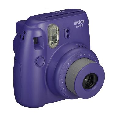 Kamis Ganteng - Fujifilm Instax Mini 8S Grape Kamera Polaroid