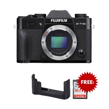 Fujifilm X-T10 Kamera Mirrorless - Hitam [Body Only]