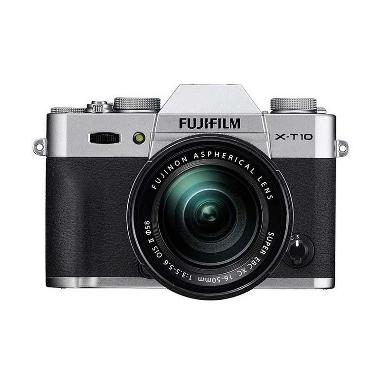 Fujifilm X-T10 Kit 16-50mm Kamera Mirrorless – Silver