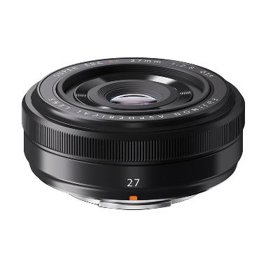 Fujifilm Fujinon XF 27mm f2.8 Pancake Lensa Kamera - Black, WITACOM