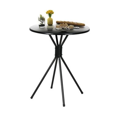 FUNIKA 22135 BK Hitam Meja Bundar   ...