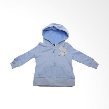 Branded Outlet BO 456 Baby Flowers Blue Jaket Anak Perempuan