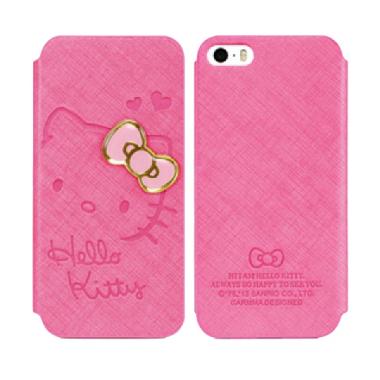 Garmma Wallet Sweetie Series Casing for iPhone 5S - Pink