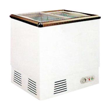 GEA SD-132P Sliding Flat Glass Freezer 132 Liter