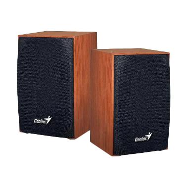 Genius SP-HF160 Wood Speaker - Coklat