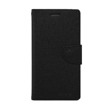 Mercury Goospery Fancy Diary Casing ... i or Redmi Note 3 - Black