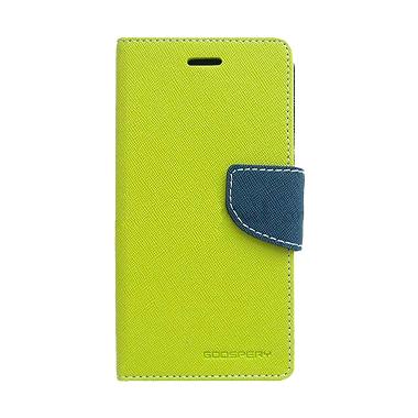 Mercury Goospery Fancy Diary Casing ... Redmi Note 3 - Lime Navy