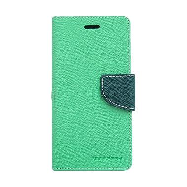 Mercury Goospery Fancy Diary Casing ... Redmi Note 3 - Mint Navy