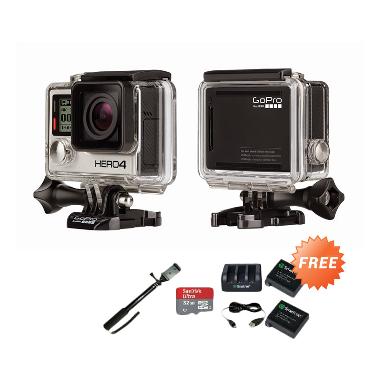 jual paket traveling kamera gopro hero4 black edition jual paket traveling kamera gopro hero4 black edition