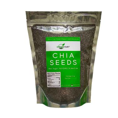 Green Habit Black Chia Seeds - Mexico Premium Quality [1 kg]