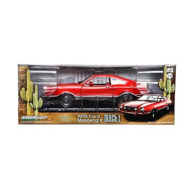Jual Greenlight 1976 Ford Mustang II Mach 1 Red Diecast 1 Jual Greenlight 1976 Ford Mustang II Mach 1 Red Diecast 1