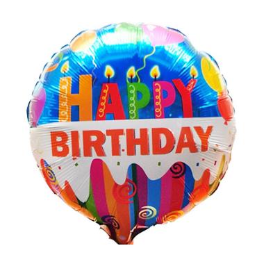 Jual Grins and Giggles Birthday Lilin Balon - Biru Online