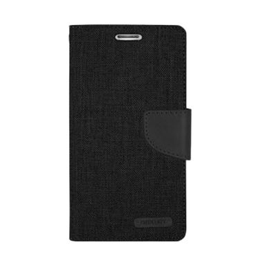 Jual Mercury Goospery Canvas Diary Black Casing for Sony 