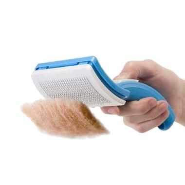 Grosirunik99 Pet Zoom Self Cleaning ... s Sisir Kucing dan Anjing
