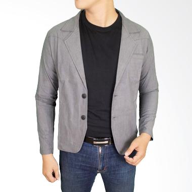 Jual Gudang Fashion Modis Kerja BLZ 783 Blazer Pria - Grey