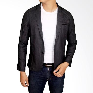 Gudang Fashion BLZ 789 Blazer Pria Keren - Jeans Grey