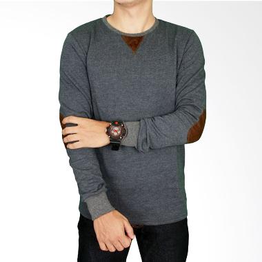 Gudang Fashion PAN 835 Modern Baby Tery Kaos Panjang Pria - Grey