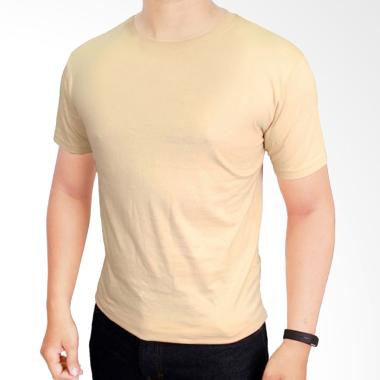 Gudang Fashion POL 21 Kaos Polos O- ... Combed 20S Cream T-shirt