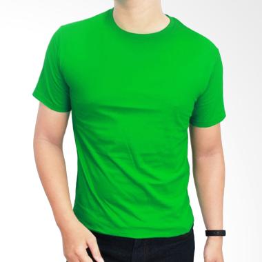Gudang Fashion POL 22 Kaos Polos O- ... ed 20S Hijau Fuji T-shirt