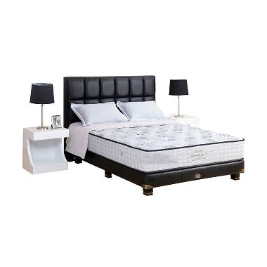 Guhdo Kasur Springbed Emerald Dream Legacy Style [Full Set/180x200/Khusus Jabodetabek] White