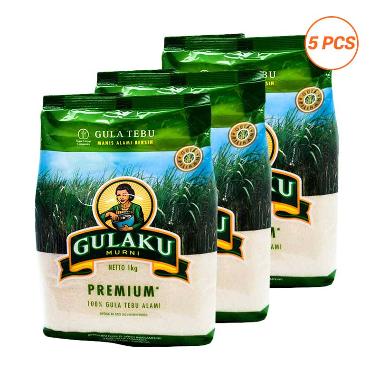 Jual Gulaku Premium Gula Pasir [5 Packs/1 kg] Online  Harga  Kualitas Terjamin  Blibli.com