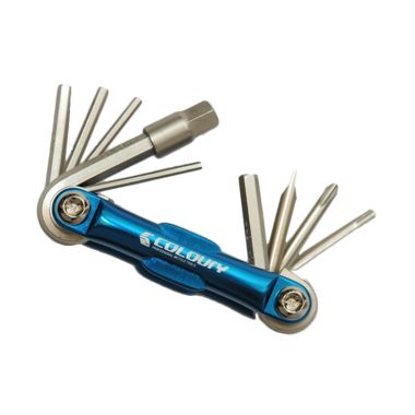 jual tool coloury mt 110 blue kunci lipat aksesoris sepeda jual tool coloury mt 110 blue kunci lipat aksesoris sepeda
