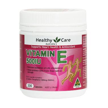 Healthy Care Vitamin E 500 IU Multivitamin [200 Kapsul]