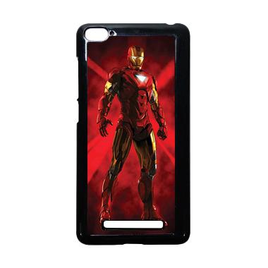 HEAVENCASE Ironman 08 Hitam Hardcas ... aomi Mi4i and Xiaomi Mi4c