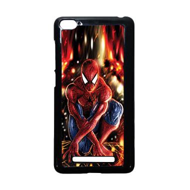 HEAVENCASE Spiderman 06 Hitam Hardc ... aomi Mi4i and Xiaomi Mi4c